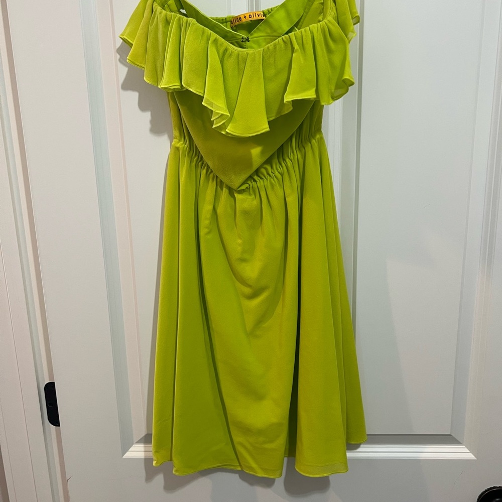 Alice and Olivia Strapless Dress